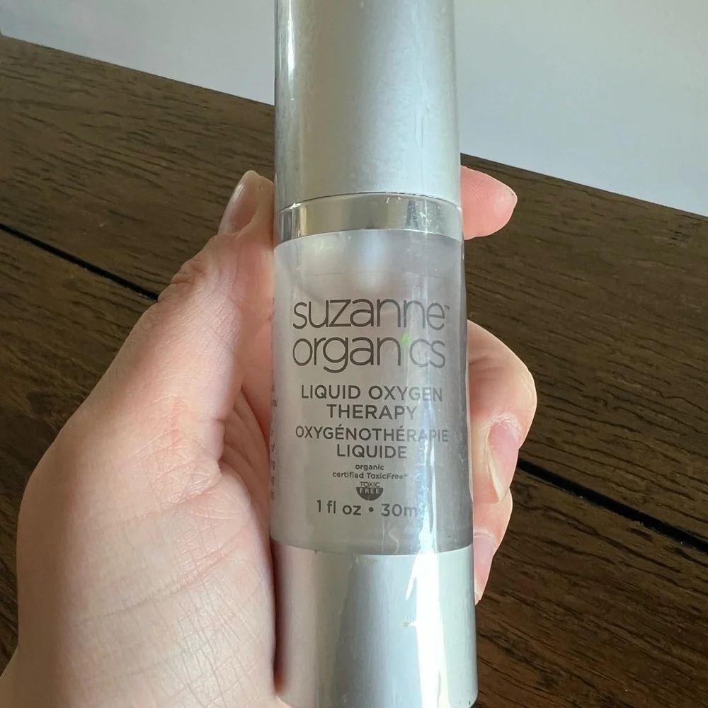 NEW Suzanne Somers Organics Liquid Oxygen Therapy Facial Serum 1 Fl oz 30 ml